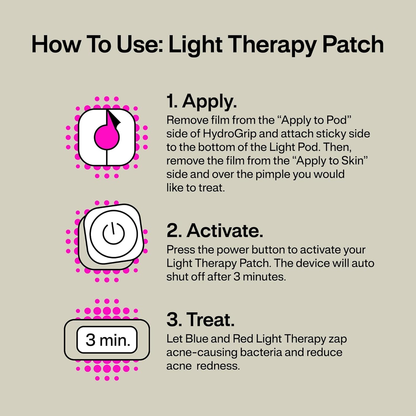 Light Therapy Pimple Patch
